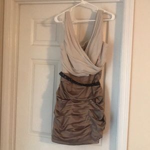 Express ruffle cocktail dress